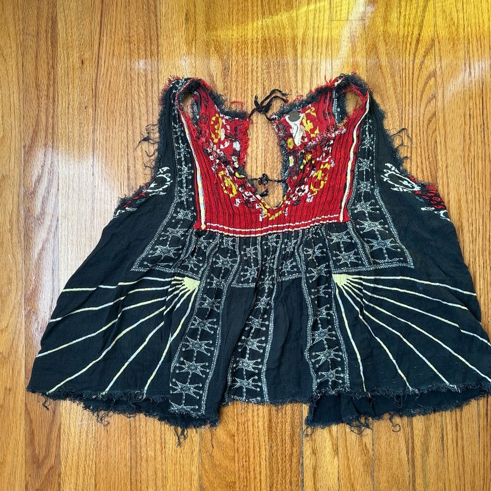 Free People Open Back Swing Tank Size M